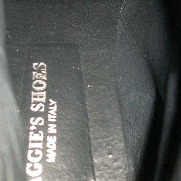 Maggie's Shoes Seattle 2-Tone Leather Lace-Up Boots Made in Italy 9 $345 EUC - Picture 9 of 10